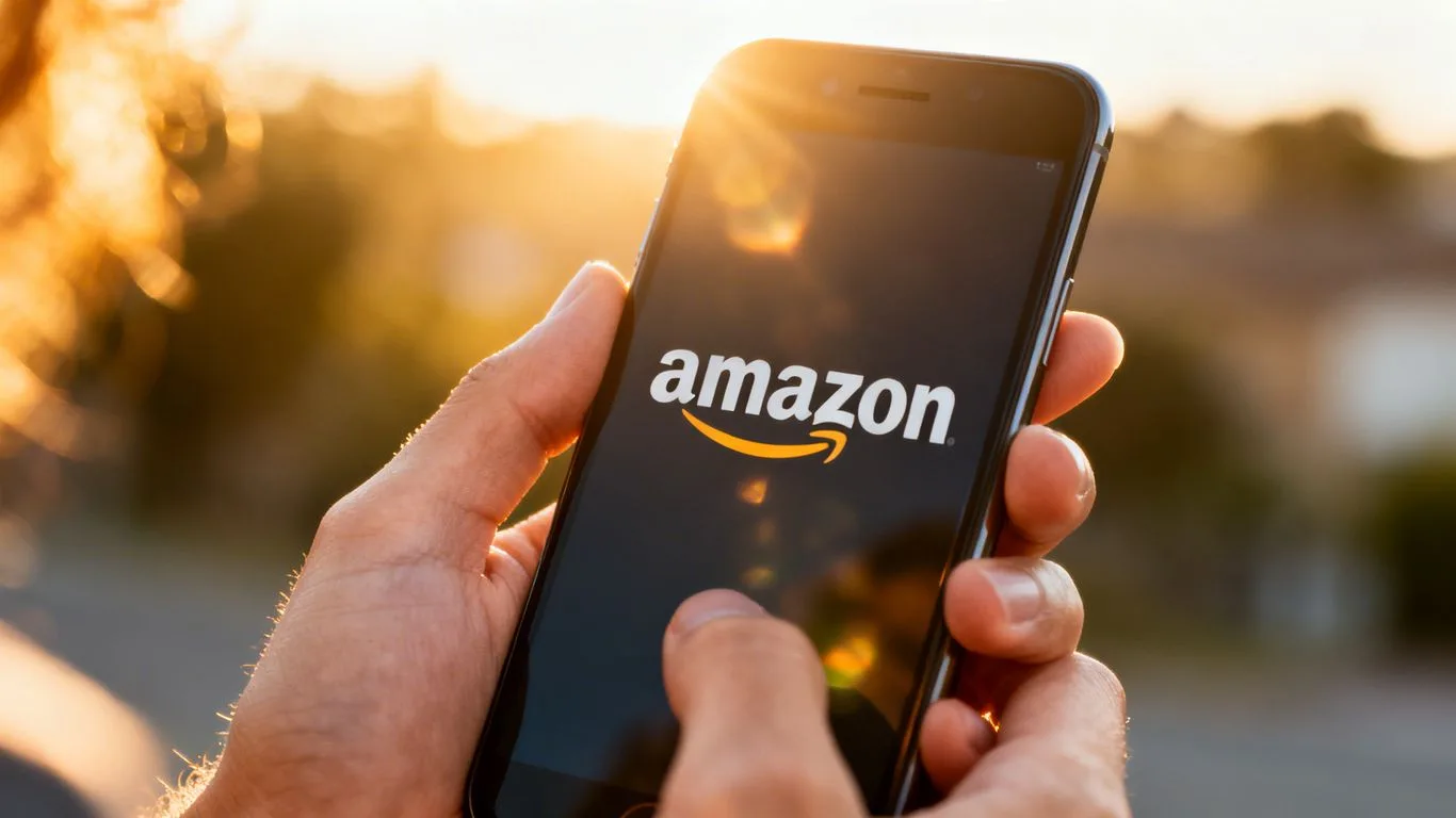 Amazon keyword research growth strategy on a smartphone