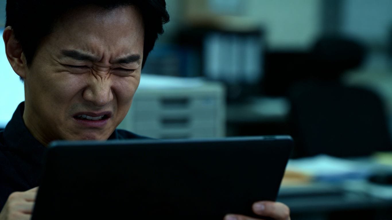 Person frustrated with laptop, Amazon SEO mistakes