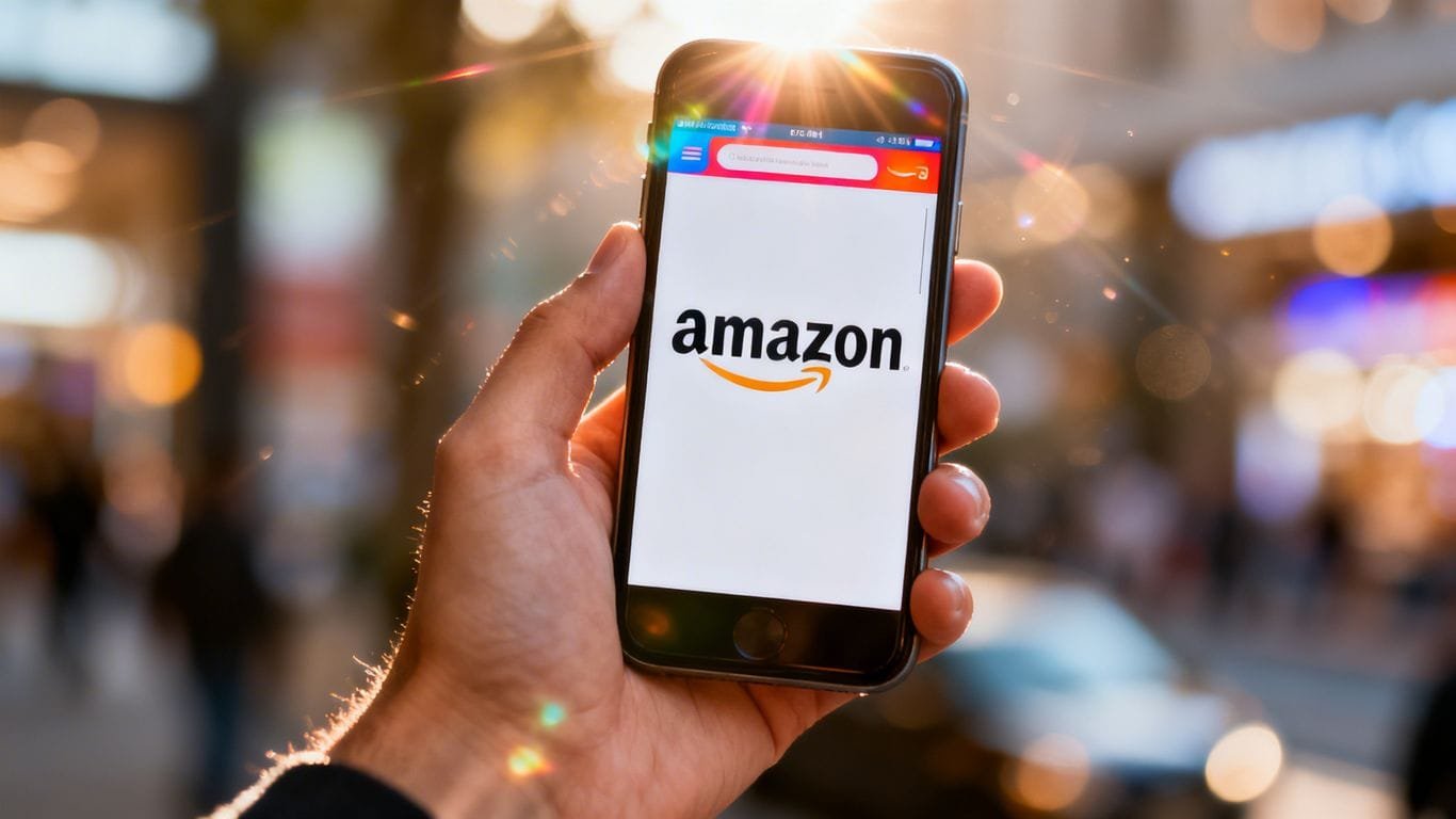 Amazon advertising tactics on a smartphone screen.