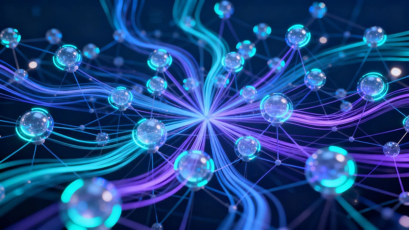 Amazon TACOS: Data flows and network nodes.